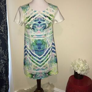 Zapa Basics Abstract Tunic Dress